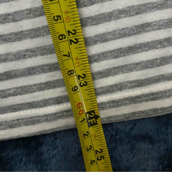 Disney Store Women’s Size L White Gray Striped Glitter Minnie & Mickey Mouse - Picture 6 of 6